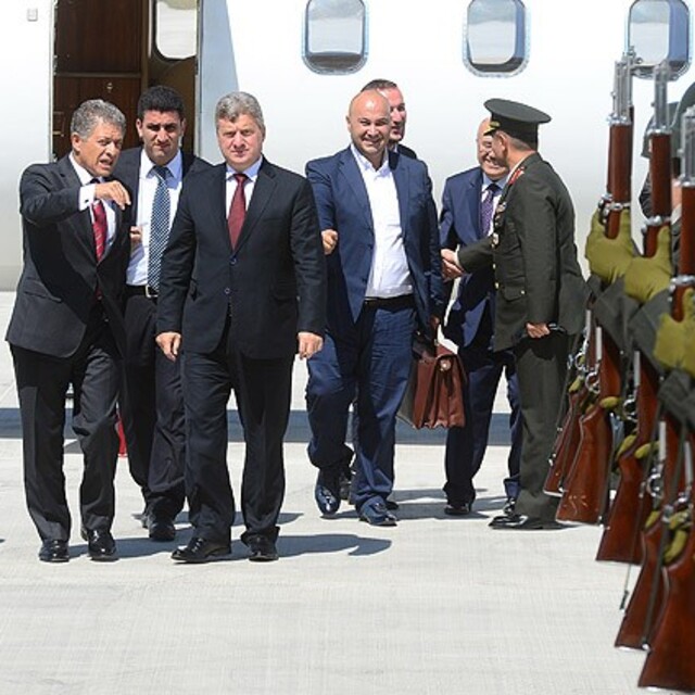Devir teslim töreni için konuklar gelmeye başladı