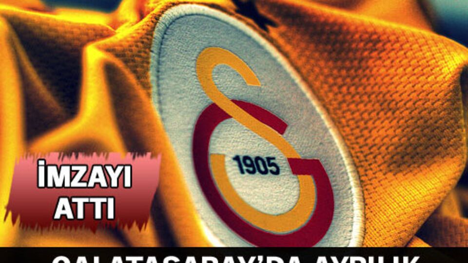 Galatasaray'da ayrılık