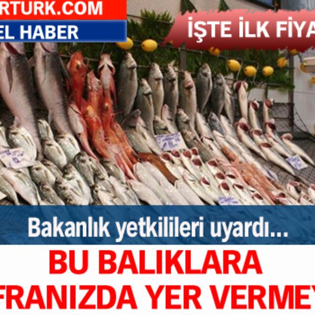 Bu balıklara sofranızda yer vermeyin!