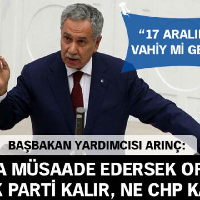 Bülent Arınç: Vahiy mi geldi?