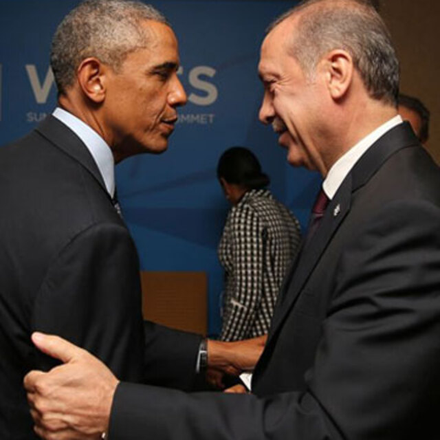 Erdoğan ve Obama yarım saat baş başa
