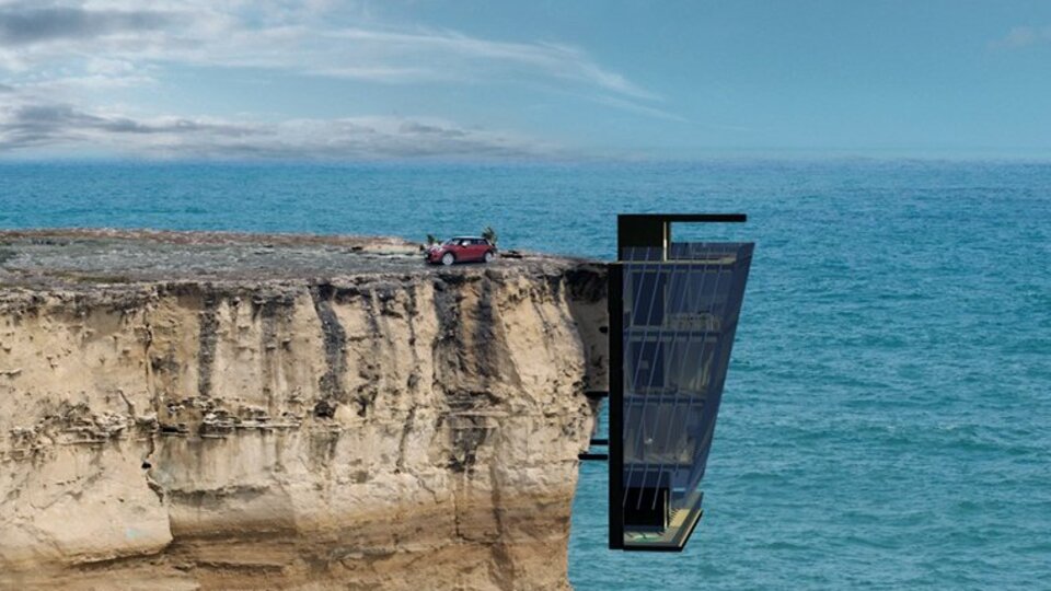 Uçurumda korkutan ev!