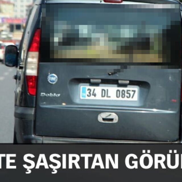 E-5'te şaşırtan görüntü!