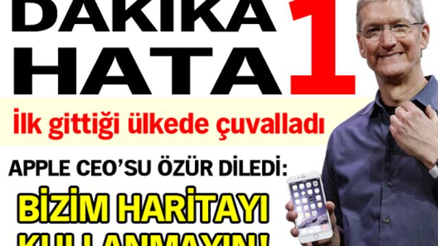 iPhone 6'dan dakika 1 hata 1!