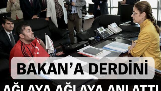 Bakan İslam'a ağlaya ağlaya anlattı