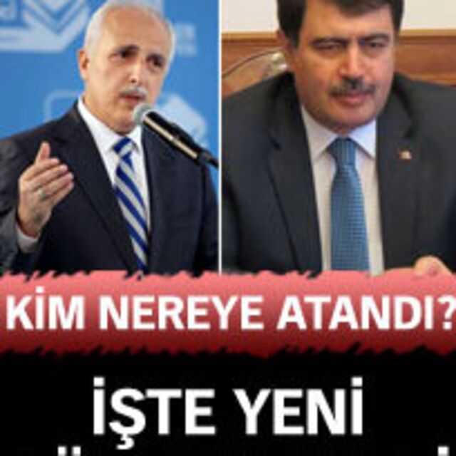 Hangi vali nereye atandı?