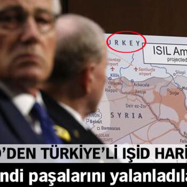 ABD'den Türkiyeli IŞİD haritası!