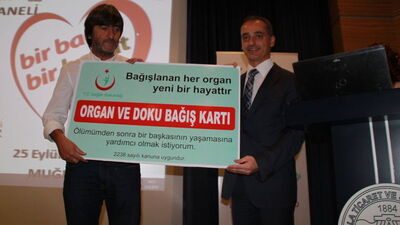 Rıdvan Dilmen'den organ bağışına destek!