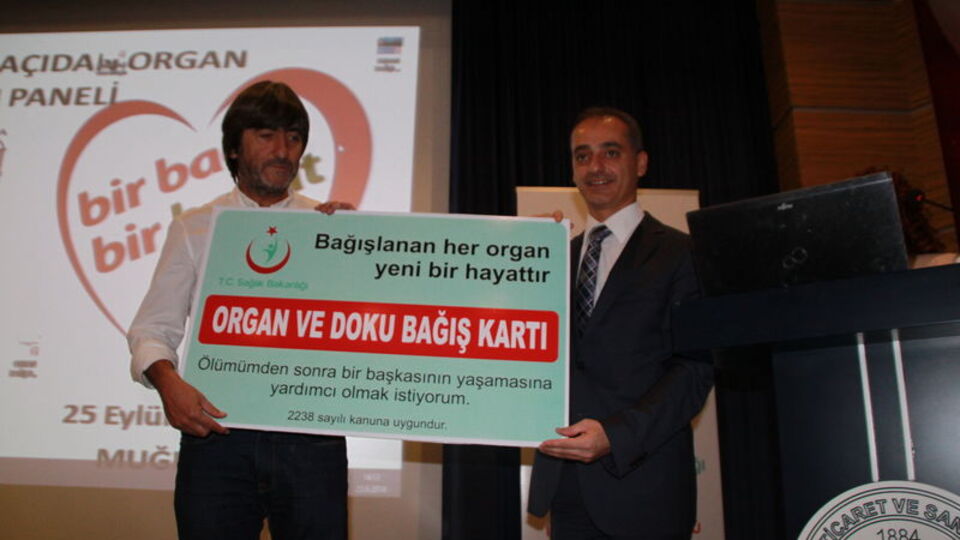 Rıdvan Dilmen'den organ bağışına destek!