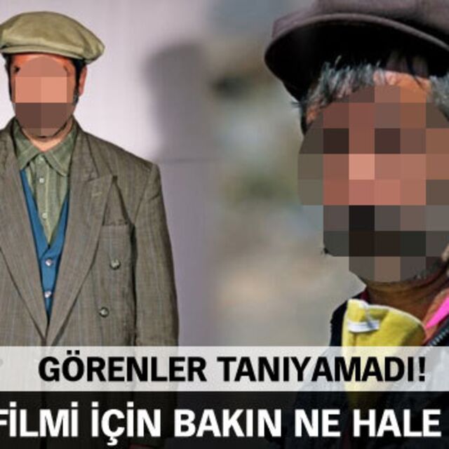 Yeni filmi için tanınmayacak hale geldi!