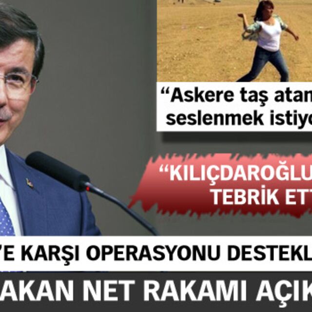 Başbakan Davutoğlu net rakamı açıkladı