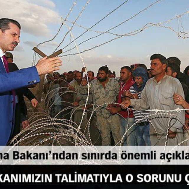 Çalışma Bakanı Faruk Çelik'ten sınırda önemli açıklamalar