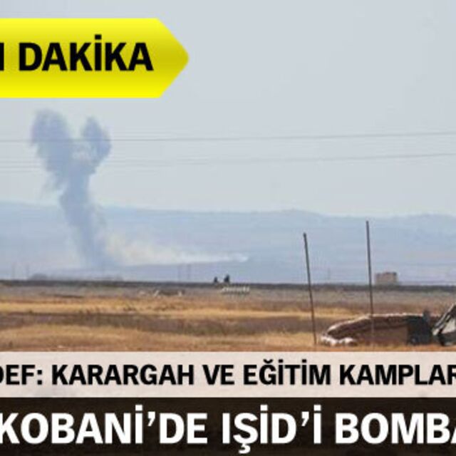 ABD Kobani'de IŞİD hedeflerini vurdu