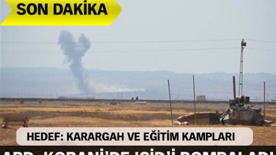 ABD Kobani'de IŞİD hedeflerini vurdu