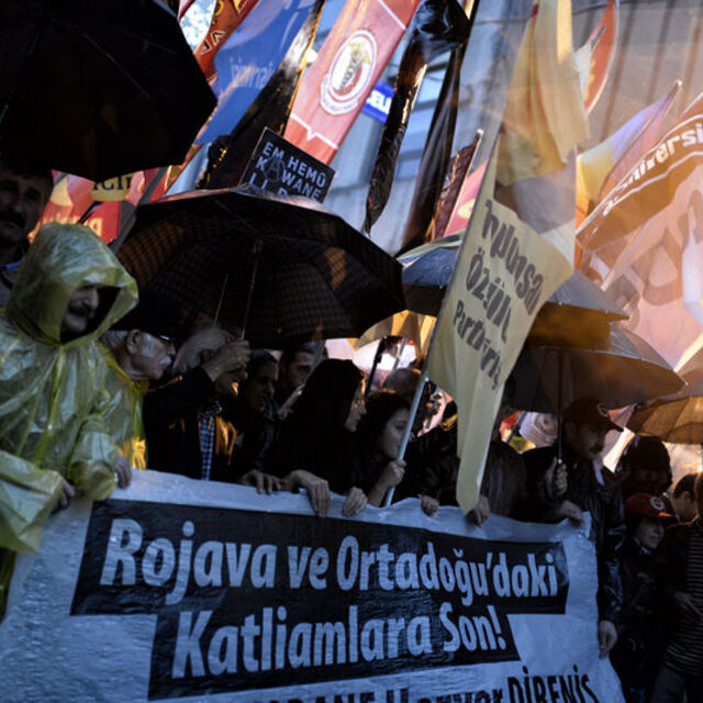 Beyoğlu'nda IŞİD protestosu