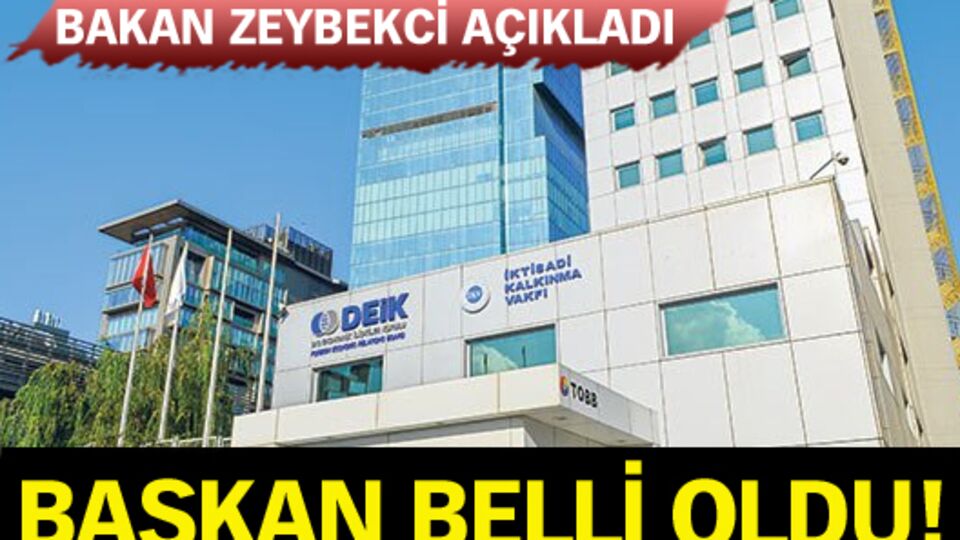 Başkan belli oldu!