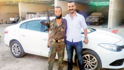 Çalınan otomobili Suriye'de buldu