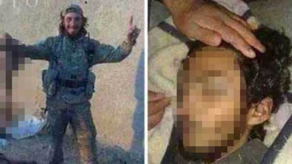 Kobani'de Kürt kızın kafasını kesen o terörist öldürüldü!