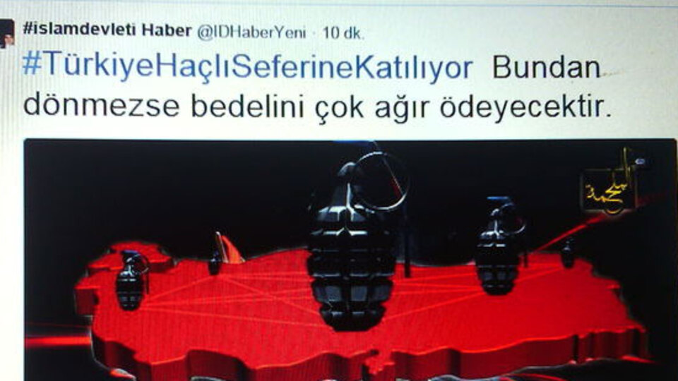 "IŞİD, Türkiye'yi açıktan tehdit etti"