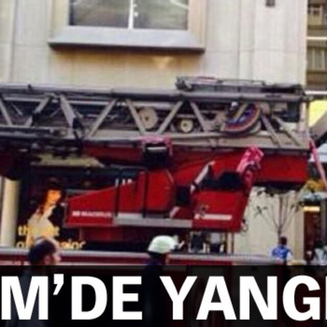 Nişantaşı'ndaki AVM'de yangın paniği