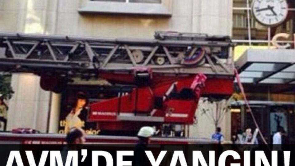 Nişantaşı'ndaki AVM'de yangın paniği