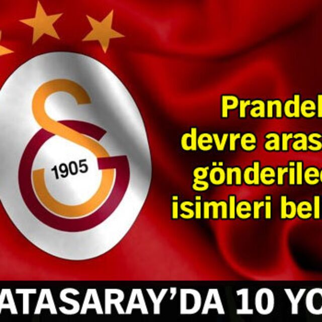 Galatasaray'da yolcular belli oldu
