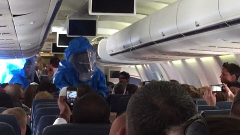 Ebola şakası panik yarattı!