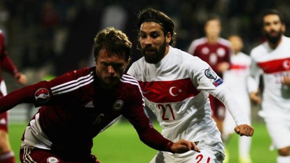Letonya Türkiye maçının Özeti / Letonya: 1 - Türkiye: 1