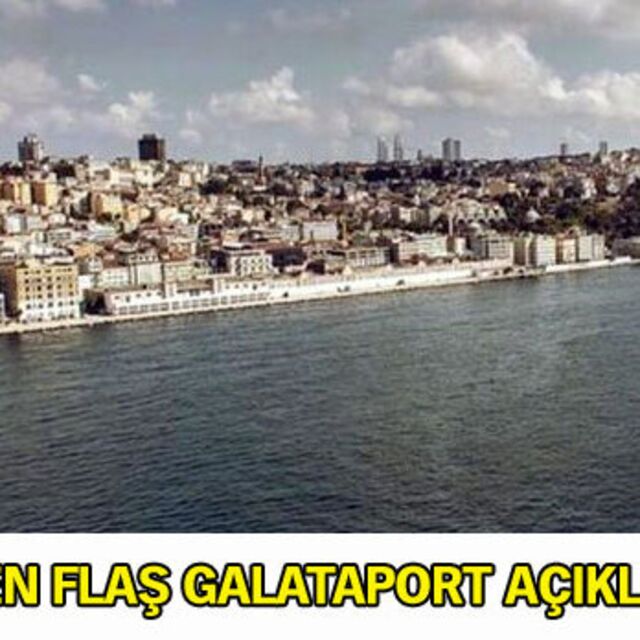 ÖİB'den Galataport açıklaması