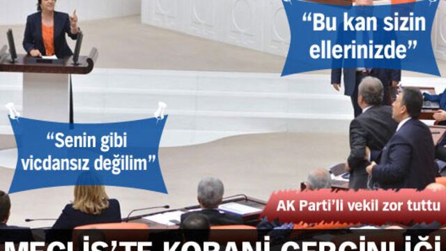 TBMM'de Kobani gerginliği