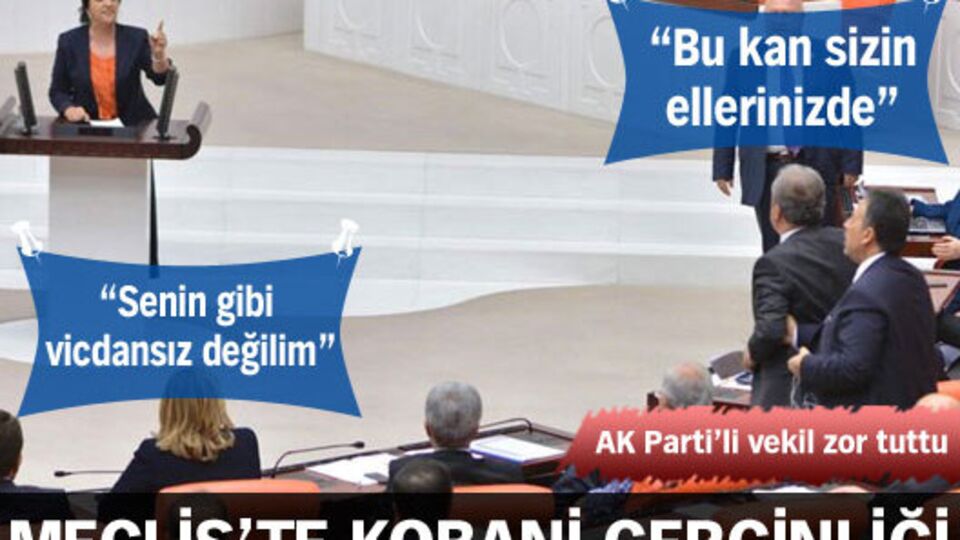 TBMM'de Kobani gerginliği