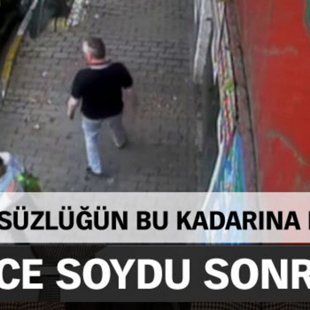Arabayı soydu, kaçarken selam verdi