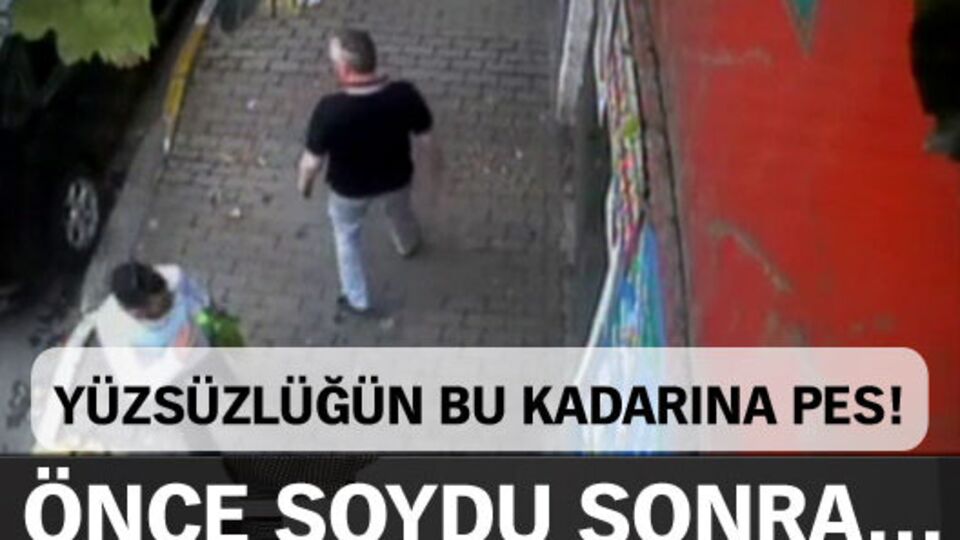 Arabayı soydu, kaçarken selam verdi
