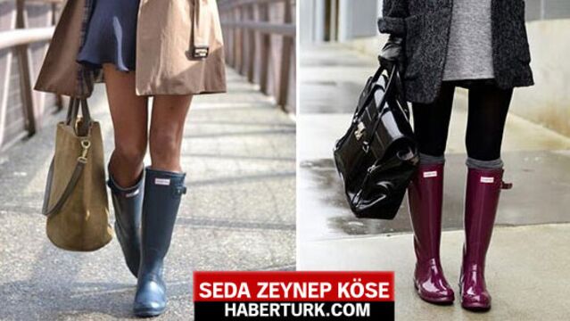 Yağmurlu günler için şık alternatifler