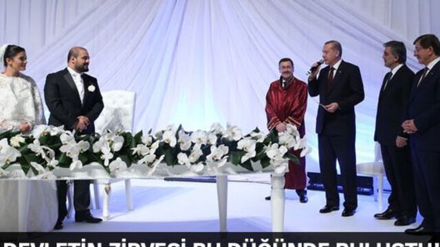 Devletin zirvesi bu düğünde buluştu!