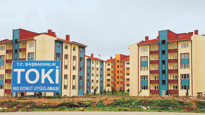 TOKİ'den 20 yıl vadeli işyeri