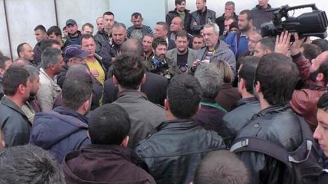 Soma işçilerinin yürüyüşü bitti