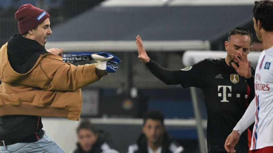 Ribery'ye saldırdı!
