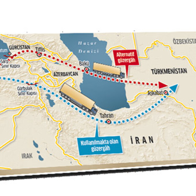 Türkiye lojistikte kriz yaşadığı İran'ı by-pass edecek