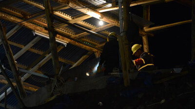 Maden faciasında 4'üncü gün