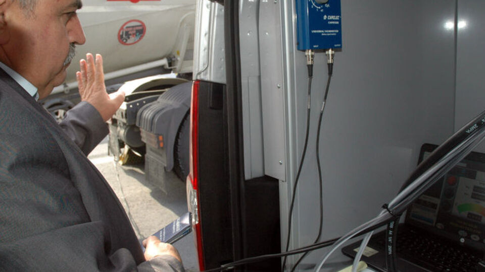 Mahmutbey Gişeler'de egzoz denetimi