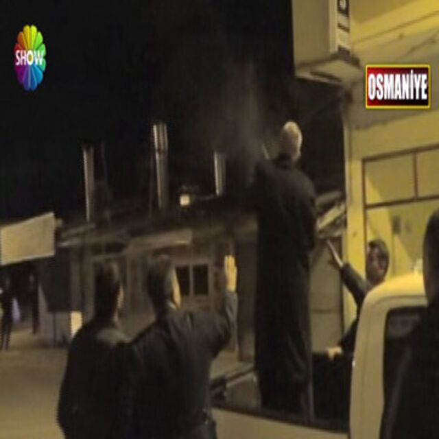 Lastikleri kesilince dehşet saçtı!