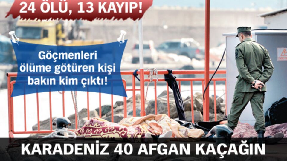 Karadeniz 40 Afgan kaçağın kara yazgısı oldu!
