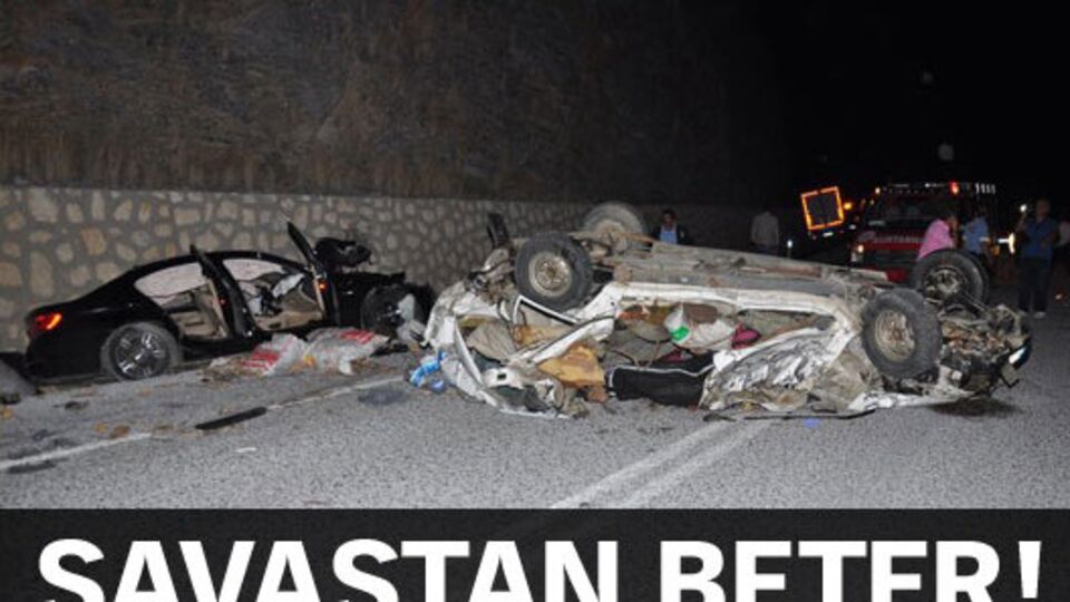 Trafik kazalarında ağır bilanço!