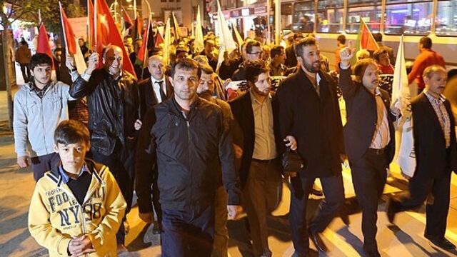 Mescid-i Aksa baskınına protesto