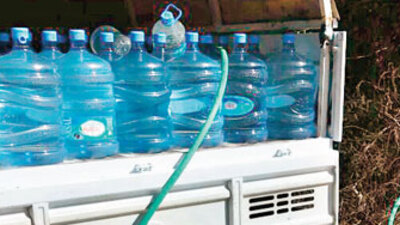 Damacana suyu böyle sattılar!