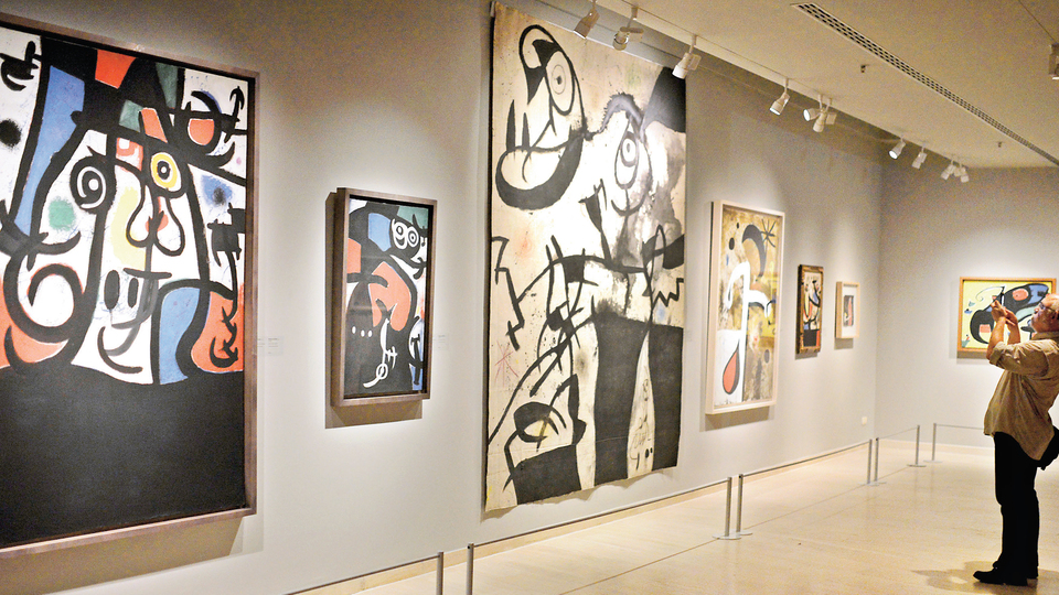 Miro ve Liyan, Joan Miro sergisinde!