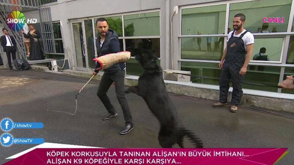 Alişan'ın K9 köpeğiyle büyük imtihanı!