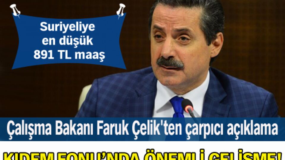 Kıdem Fonu'nda flaş gelişme!