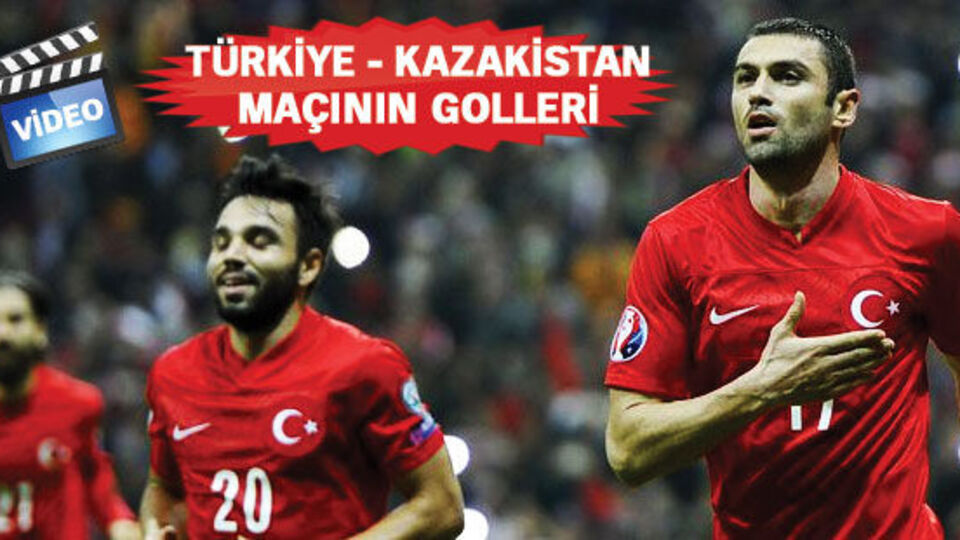 Türkiye - Kazakistan: 3- 1 (Türkiye-Kazakistan Maçı Özeti ve Golleri)